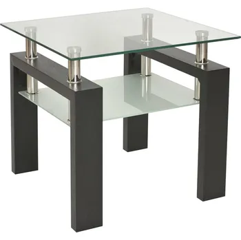 Konferenční stolek Konferenční stolek LISA D, wenge/sklo