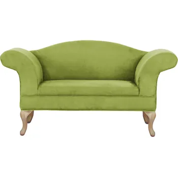 Pohovka Designová pohovka FABRICIO, zelená/dub zlatý