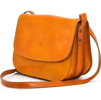 Kabelka Vera Pelle kabelka, kožená kabelka přes rameno, pravá kůže, vícebarevná