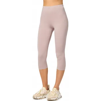 Dámské legíny Dámské legíny 3/4 capri legíny viskóza MS10-144 Hnědá L