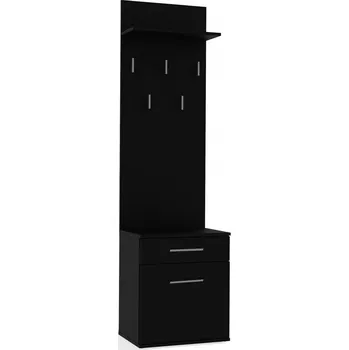 Předsíňová stěna Falco Předsíňová stěna Topaz černý mat