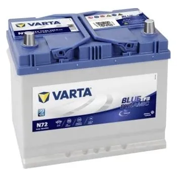 Autobaterie Autobaterie VARTA Blue Dynamic EFB 72Ah, 12V, N72