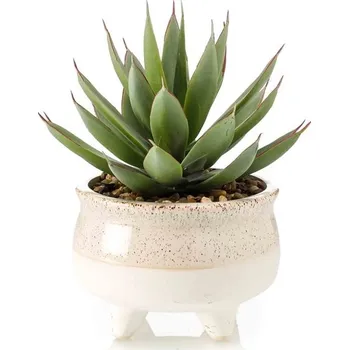 umělá květina Umělý Umelý Echeveria kaktus v květináči, 20cm