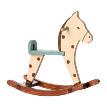 plyšák Houpací koník pro myšky Maileg Dots