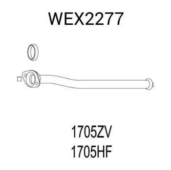 Výfuková trubka QWP Výfuková trubka QWP WEX2277