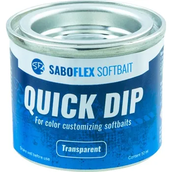 Návnadové aroma Barva na nástrahy SABOFLEX Quick Dip - Transparent