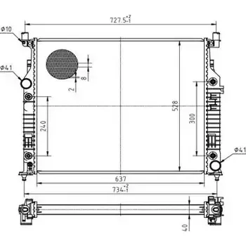 Chladič motoru QWP Chladič vody QWP WRA258