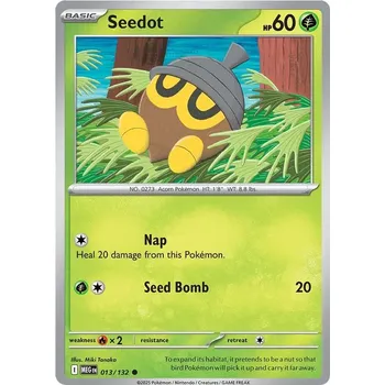 Karetní hra Seedot 013/132 - Mega Evolution Typ karty: Reverse Holo