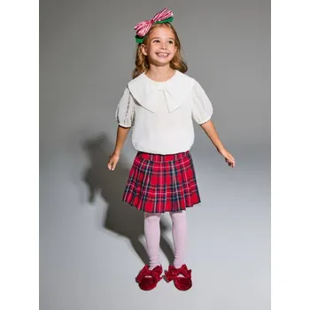 Dívčí tričko Sinsay - Halenka s balonovými rukávy - krémová - 019GL-01X - 019GL-01X-104