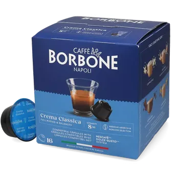 Horký nápoj Caffè Borbone | Crema Classica - Počet kapslí pro Dolce Gusto: 16