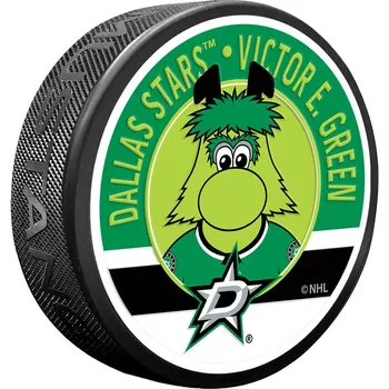 Puk Mustang Puk Dallas Stars NHL Victor E. Green Mascot Textured Puck