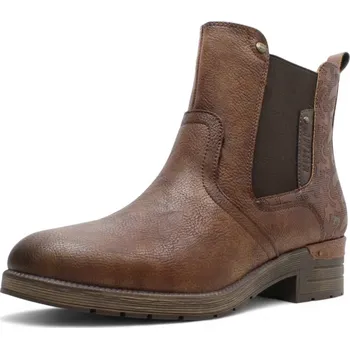 Dámská zimní obuv DÁMSKÉ KOTNÍKOVÉ BOTY MUSTANG 15M0072001 HNĚDÁ Barva: HNĚDÁ, Velikost: 42