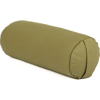 Pěnový válec Jóga bolster Bodhi Eco s potahem olivová (loden green) 65 x 20 cm | 5 barev