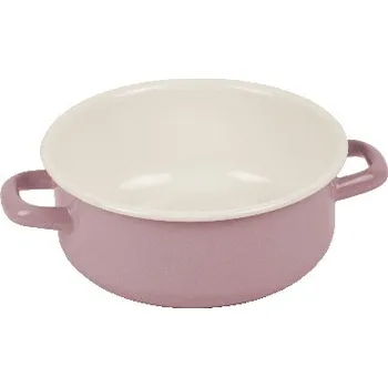 Hrnec Rendlík ENAMEL 1,7L, smalt, růžová/bílá |Ego Dekor