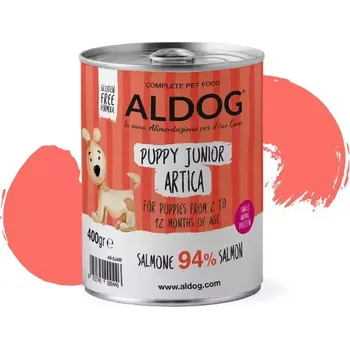 Krmivo pro psa ALDOG Paté Puppy Junior Artica 400g