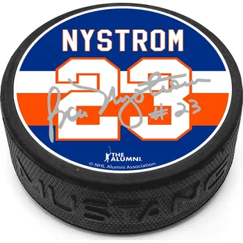 Puk Mustang Puk New York Islanders NHL Alumni Puck - Nystrom