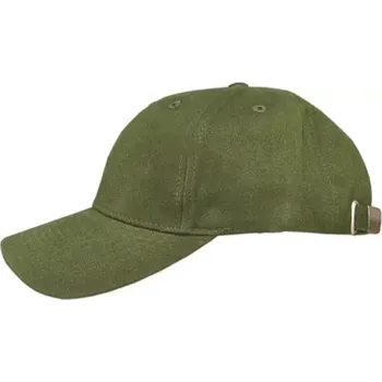 Kšiltovka Kšiltovka zelená semišová (Zelená čepice s kšiltem)