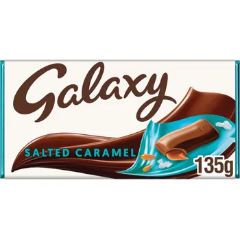 Čokoláda Galaxy mléčná čokoláda s náplní s příchutí slaného karamelu 135 g