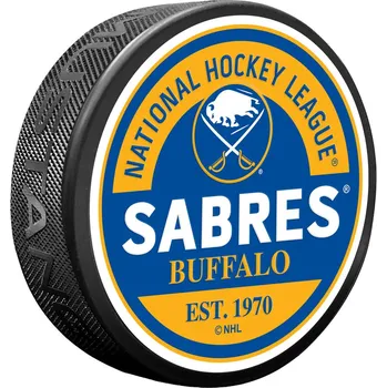 Puk Mustang Puk Buffalo Sabres NHL Block Textured Puck