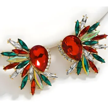 Náušnice IZMAEL Náušnice ER 38840 Zlatá/Multicolor KP38840