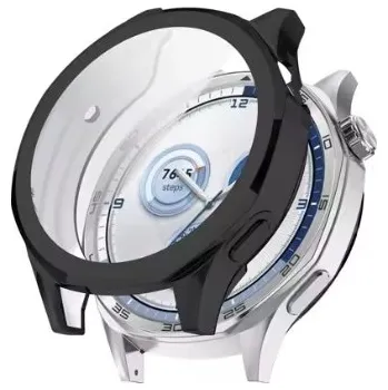 Příslušenství k chytrým hodinkám Silikonový kryt pro Huawei Watch GT5 46 mm - Černý