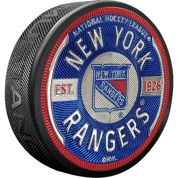 Puk Mustang Puk New York Rangers NHL Gear Puck Design Trimflexx
