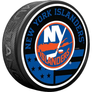 Puk Mustang Puk New York Islanders NHL American Flag Pat Puck
