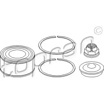 TOPRAN Sada ložiska kola TPR 700 637