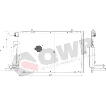 Výparník klimatizace QWP Kondenzátor klimatizace QWP WAC506