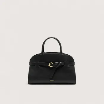 Kabelka COCCINELLE SABINE MEDIUM KOŽENÁ KABELKA NOIR SS26