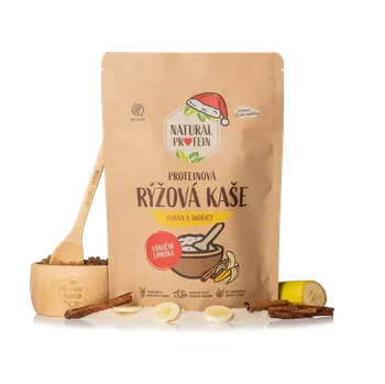NaturalProtein Proteinová rýžová kaše - Banán a skořice 480 g
