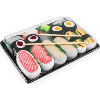 Pánské ponožky Rainbow Socks Stylové ponožky Sushi Box (Tamago, Butterfish, Salmon, 2x Maki) Velikost: EU 41-46