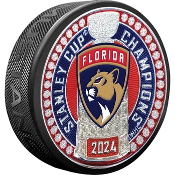 Puk Mustang Puk Florida Panthers NHL Stanley Cup Champions Puck - Trimflexx Stanley Cup Dynasty