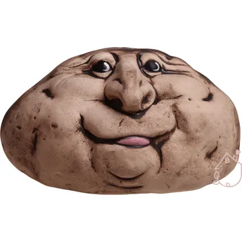 Zahradní dekorace zahradní dekorace | smějící se kámen s vyplazeným jazykem