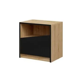 Ložnice Falco Noční stolek Asim R7 P dub/černá