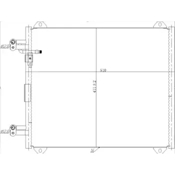 Výparník klimatizace QWP Kondenzátor klimatizace QWP WAC430