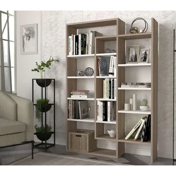 Knihovna MAMEDA knihovna, bílá/cordoba