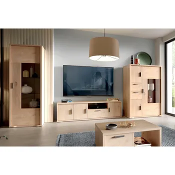 Obývací stěna Obývací sestava JORDAN dub krémový