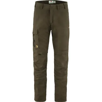 Pánské kalhoty outdoor kalhoty pánské FJÄLLRÄVEN Karl Pro Zip-off Trousers M Dark Olive - 58