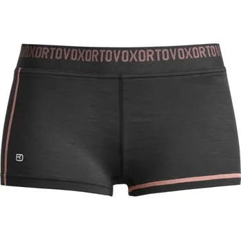 Dámské termo spodní prádlo Dámské funkční boxerky Ortovox 185 ROCK'N'WOOL HOT PANTS - černá XS