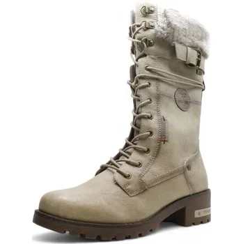 Dámská zimní obuv DÁMSKÉ KOTNÍKOVÉ BOTY MUSTANG 15M0082003 BÍLÁ Barva: BÍLÁ, Velikost: 37