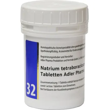 Zdraví Adler Pharma č.32 Natrium tetraboracicum 400 tablet