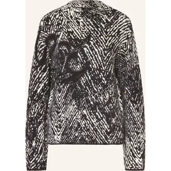Dámský svetr Monari Dámský Svetr S Ozdobnými Kamínky, černá / bílá, 42