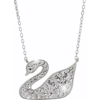 Módní doplněk JSB bijoux s.r.o. Stříbrný náhrdelník s přívěskem labutě a krystaly Swarovski Crystal (Stříbro 925/1000)