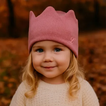 Čelenka Čelenka korunka s vyšitím MONOGRAMU, pro dítě Výšivka: Bez vyšití iniciálu, Barva čelenky: Růžová, Velikost čelenky: 45-55cm od 3 let do 5 let