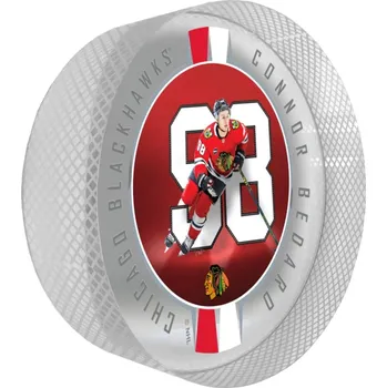 Puk Mustang Puk Chicago Blackhawks NHL Crystal Breakout - Connor Bedard