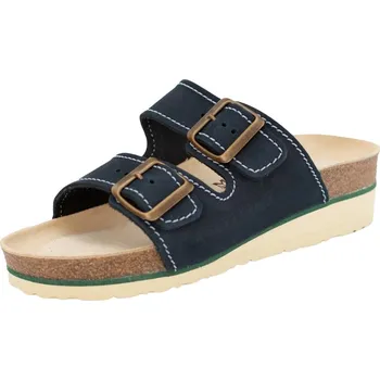 Dámské pantofle FARN MODRÁ Obuv Moosbacher 38