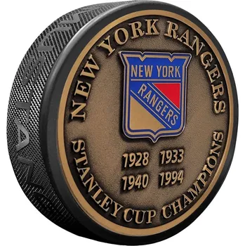 Puk Mustang Puk New York Rangers NHL Stanley Cup Years Gold Medallion