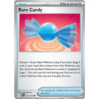 Karetní hra Rare Candy 125/132 - Mega Evolution Typ karty: Non-Holo