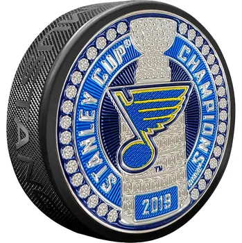 Puk Mustang Puk St. Louis Blues NHL Stanley Cup Dynasty Puck Design Trimflexx